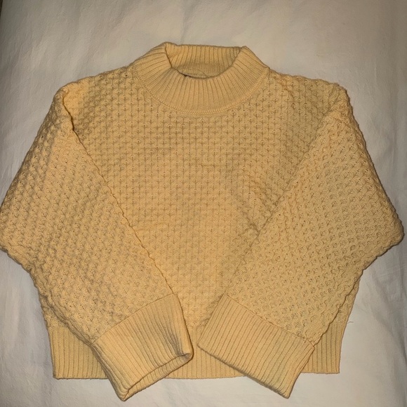 J. Crew Honeycomb Mockneck Sweater in Wool Blend - Picture 2 of 4